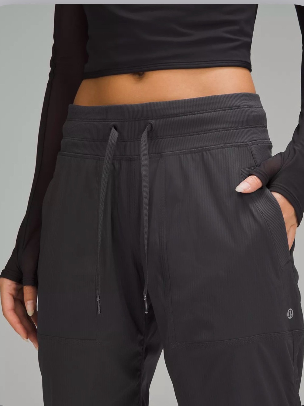 lululemon Graphite Grey Dance Studio Jogger Pants Athletic Running Yoga Work Out